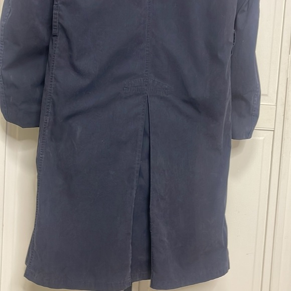 Vintage DSCP Man’s Army All Weather Trench Coat Black Size 38R - Picture 8 of 12